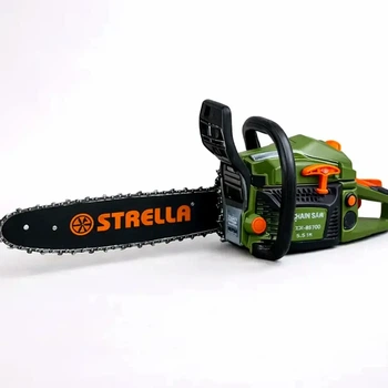 Бензопила бензинова 2.4 кВт 45 см для саду та дому STRELLA SR-8700