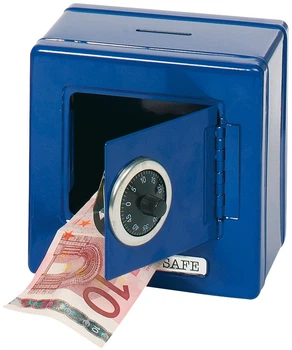 Скарбничка Goki Frontier Safe металева Синя 14020 (4013594140201)