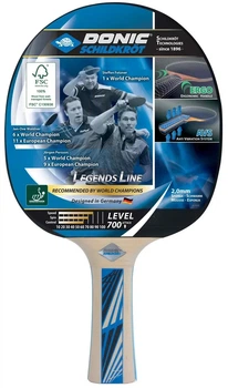 Ракетка для настільного тенісу Donic-Schildkrot Legends 700 FSC, чорна