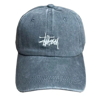 Кепка Stussy cap logo цвет серый