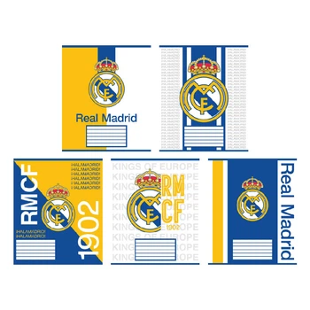 Тетрадь школьная KITE, 12 листов, FC Real Madrid, клетка, (RL26-232)