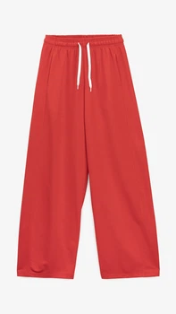 Спортивные штаны Baggy однотонные женские GENUA G01142-0009 S Красный shop (2000999558689)