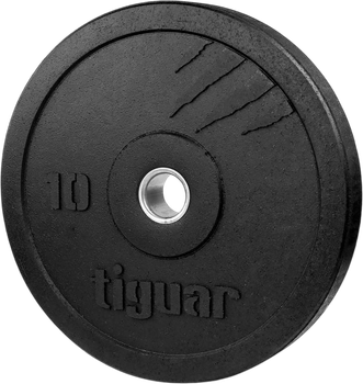Диск Tiguar V2 Bumper 10 кг Чорний (TI-WB01000V2)