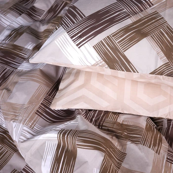 Простынь MirSon полуторная 150x220 см 17-0787 Geometry style Ranforce Elite (2200011326702)