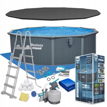 Басейн каркасний 13в1 Bestway Hydrium 561CU 488 х 132 см