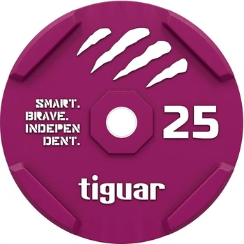 Диск Tiguar Bumper гумовий 25 кг Рожевий (TI-WBR02500)
