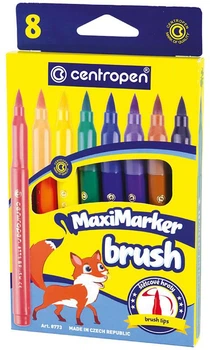 Набор фломастеров Centropen Brush 8 шт (8773/08)