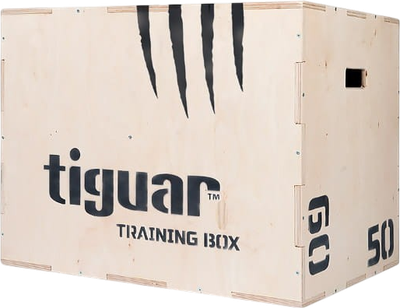 Пліометричний бокс Tiguar Training box 50 x 60 x 75 см (TI-SPLYO)
