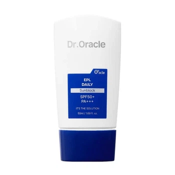 Солнцезащитный крем Dr. Oracle EPL Daily Sun Block SPF50+ PA++ для увлажнения и восстановления кожи лица 50 мл