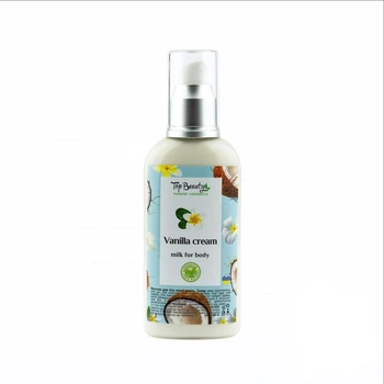 Молочко для зволоження шкіри тіла Top Beauty Milk For Body Vanilla Cream Ваніль 100 мл