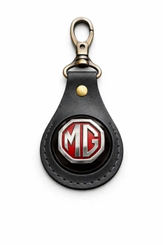 Брелок MG (Morris Garages) ручная робота натуральная кожа 50мм