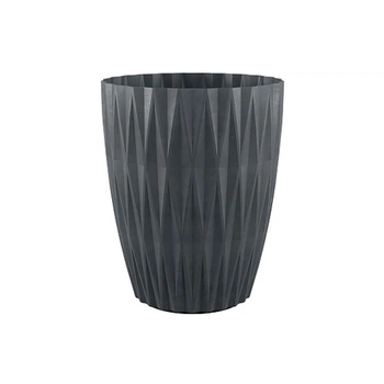 Горщик для квітів Form-Plastic Caro Petit-18 5.4 л антрацит (5750-014)