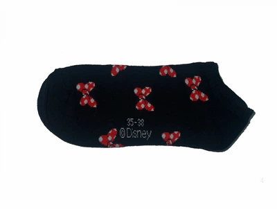 Шкарпетки короткі для дівчинки Disney Minnie Mouse 479924 35-38 чорний