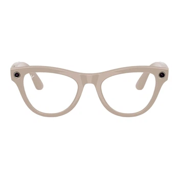 Смарт-очки Ray-Ban Meta Skyler Gen 2 Stand.Shiny Chalky Gray Frame/Clear to Sapphire Transit.Lenses RW4014 6700MF 52-20