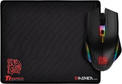 Миша Thermaltake Talon Elite RGB Gaming Gear Combo USB з ігровою поверхнею Black (MO-TER-WDOTBK-01)