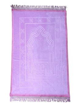 Килимок Для Намазу Luxury Velvet Sajda 70Х110 Див Model 2 Розовий