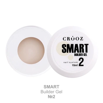 Гель для наращивания ногтей Crooz Smart Builder Gel №02 15 мл