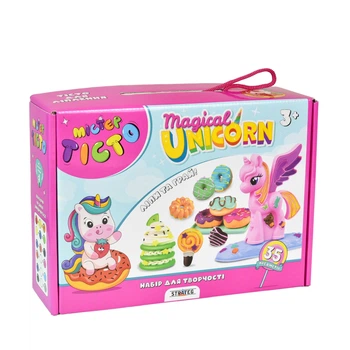 Набор для творчества лепка Мистер тесто Magical Unicorn Strateg на украинском языке (41021)