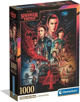 Пазл Clementoni Stranger Things 4 Дивні Дива 1000 шт. (39980)