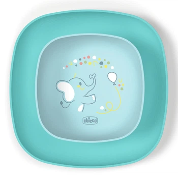 Набор тарелок Chicco Dish Set, 12м+, 2 шт., цвет голубой (16002.25)