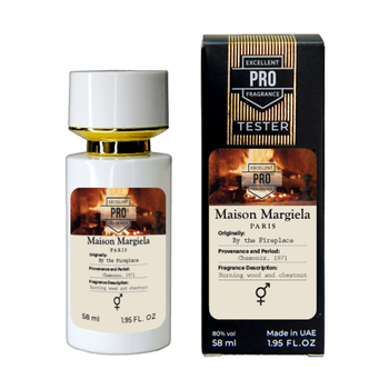 Парфюмированная вода унисекс No Brand версия Maison Martin Margiela By the Fireplace, PRO 58 мл