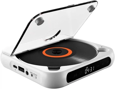 Портативный CD-плеер KC918 , Bluetooth 5.3, MP3/CD/USB, встроенный аккумулятор 2000 мАч, Type-C, выход на наушники/колонки