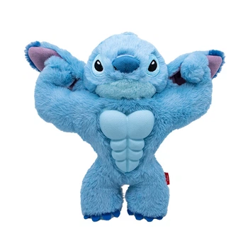 Игрушка для собак GiGwi Disney "Стич" комбинированная: канат, резина и плюш с пищалкой