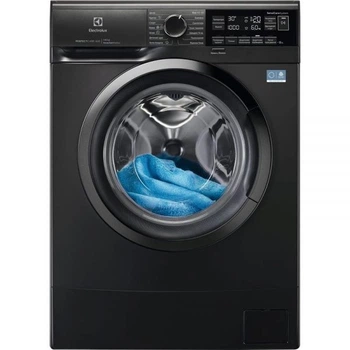 Стиральная машина Electrolux фронтальная, 6кг, 1000, a+++, 41см, дисплей, инвертор, серебристый ews6306dxu