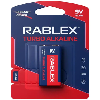Батарейка 6LR61/9V Rablex Turbo (Крона)