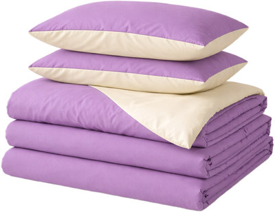 Комплект постільної білизни Mirson Сімейний 2 x 143x210 см Soft Elegance Margolles 12-0712 + 16-3310 Мікросатин (2200010925784)