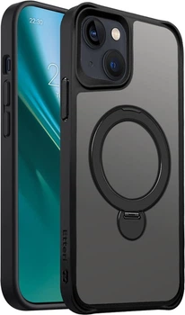 Чохол Etteri Matt Mag Ring для Apple iPhone 13 Black (5906961960382)