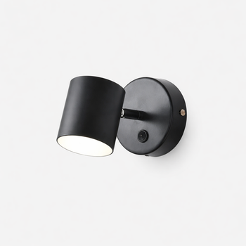 Настінний світильник з вимикачем LED чорний 5W (BR06)