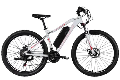 Велосипед з електроприводом 27.5" AL Formula eALPINA DD FR рама-17" 36B 12.5А*г 500Вт біло-рожевий 2026