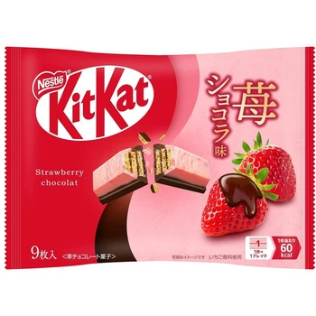 Шоколадные батончики Kit Kat Choco Strawberry Chocolate 9шт 104г
