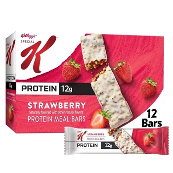Протеиновые батончики Kellogg's Special K Strawberry Protein Meal Bars 12шт х 45г
