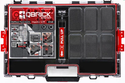 Органайзер Qbrick пластик L с поролоном 38х54х8 см (701547)