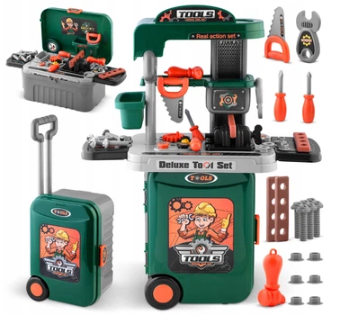 Ігровий дитячий верстак Ricokids дерево 66х50х21 см кольоровий (701467)