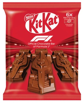 Шоколадные батончики Kit Kat Formula 1 Chocolate Bar 6шт 174г
