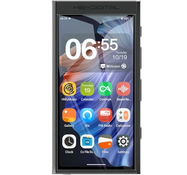 Аудиоплеер HiBy Digital M300 Black на Android 13, CS43131, DSD256, 768kHz/32bit, 103 мВт/32Ом, Wi-Fi, LDAC