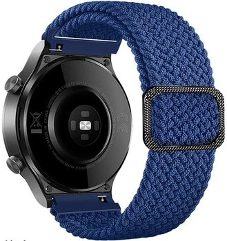 Ремешок тканевый Braided Loop для смарт-часов Redmi Watch 5 Active / Redmi Watch 5 Lite 22 мм с металлическим креплением Midnight Blue (mrk5951)