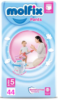 Трусики-подгузники Molfix Junior детские размер 5 (11-18 кг), 44 шт Twin