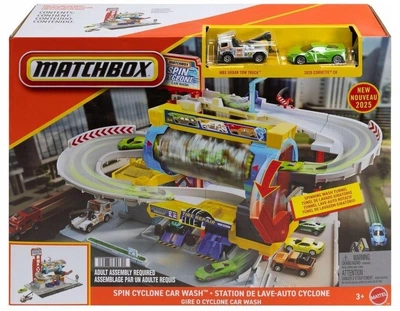 Ігровий набір Mattel Matchbox Автомийка Турбо Циклон з 2 машинками (194735309641)