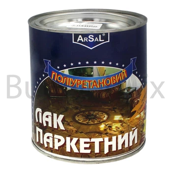 Лак паркетний Arsal для внутрішніх робіт 0,8 л глянцевий
