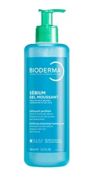 Очищуючий гель для комбінованої та жирної шкіри Bioderma Sébium Gel Moussant 400 мл