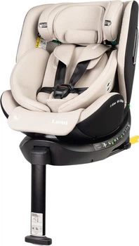 Fotelik samochodowy Caretero Lumi I-Size Isofix obrotowy beżowy 40–150 cm (5903076322920)