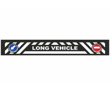 Брызговик резиновый с надписью Long Vehicle 2400×350 мм (1105835055)