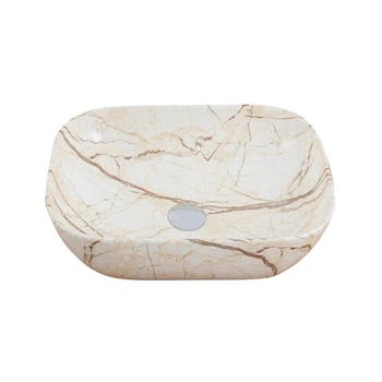 Умывальник Cabo Calypso Marble Beige Gloss 45,5*32,5*13,5 см