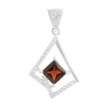 Серебряная подвеска с гранатом 1.701ct (2203995)