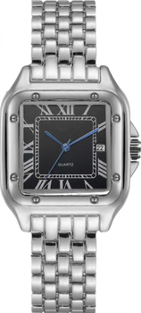 Часы в стиле Cartier Panthere (Silver-Black)