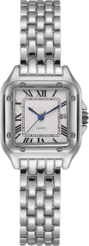 Годинник у стилі Cartier Panthere (Silver-White)